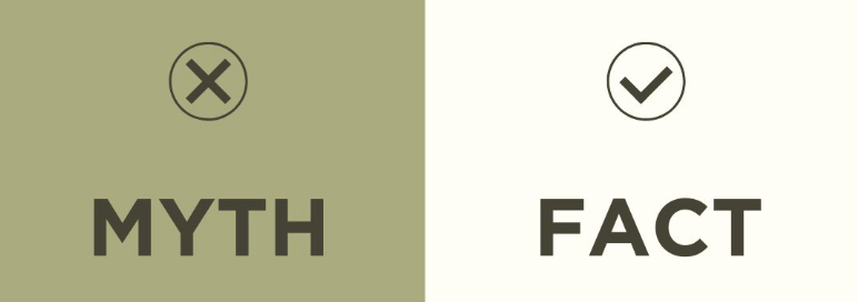 Infografía sobre mitos de los masajes en Elche del centro de bienestar Dimensión Zen.